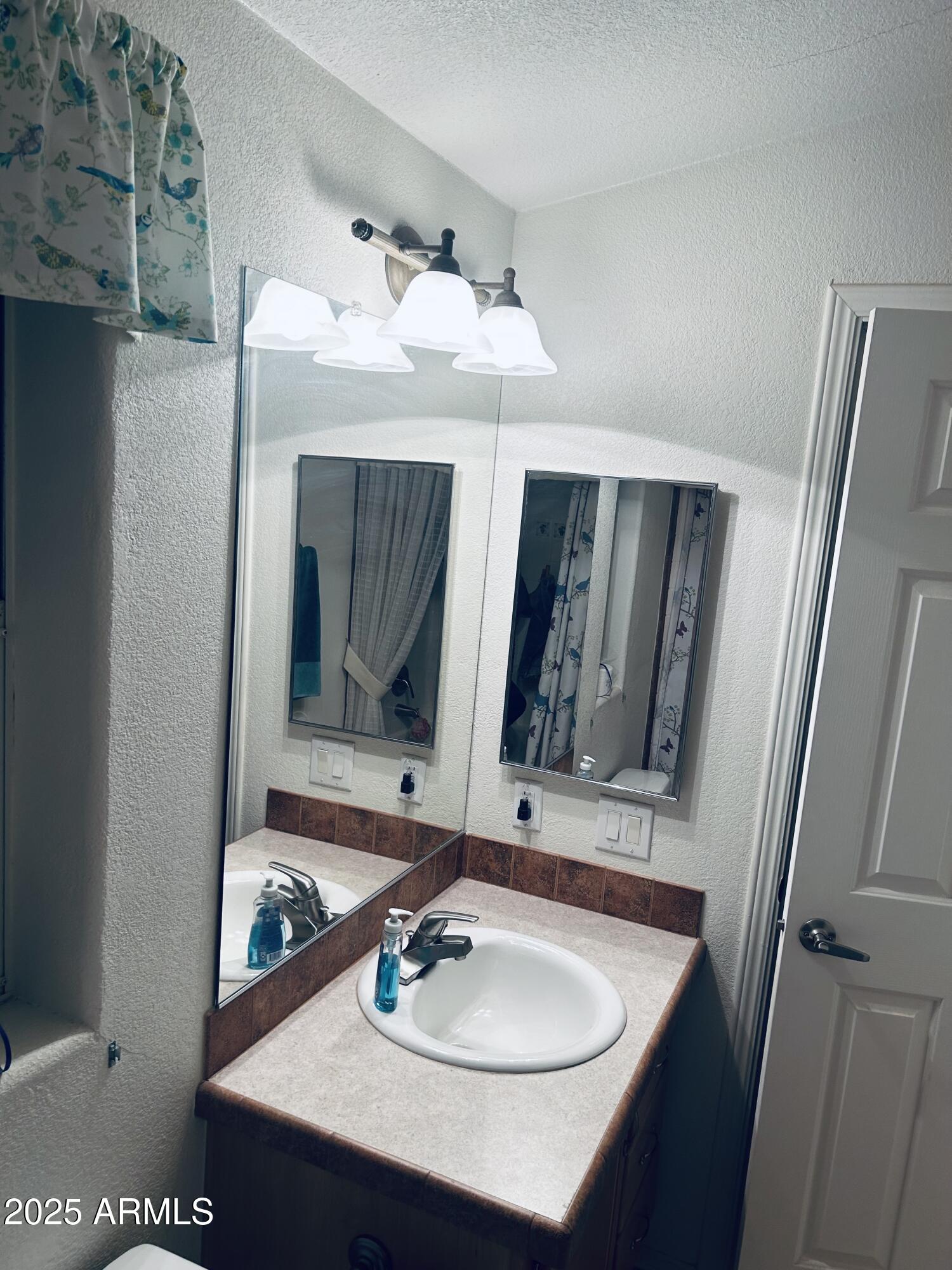 3301 South Goldfield Road, Unit 3011 Apache Junction, AZ 85119 - Photo 23 of 65 a bathroom with a sink and a mirror