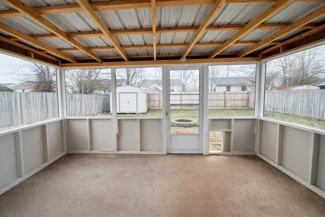 a view of a storage & utility room