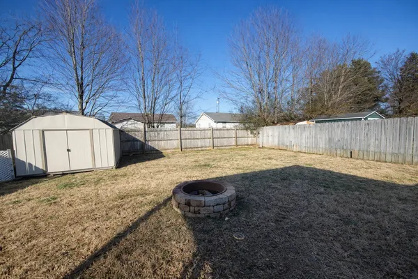 a view of backyard space
