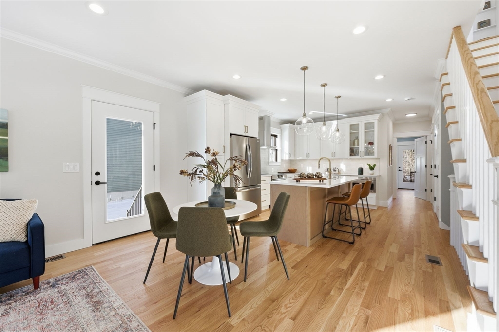 37 Landy Avenue Northampton, MA 01062 - Photo 9 of 40 a view of a dining room with furniture and wooden floor