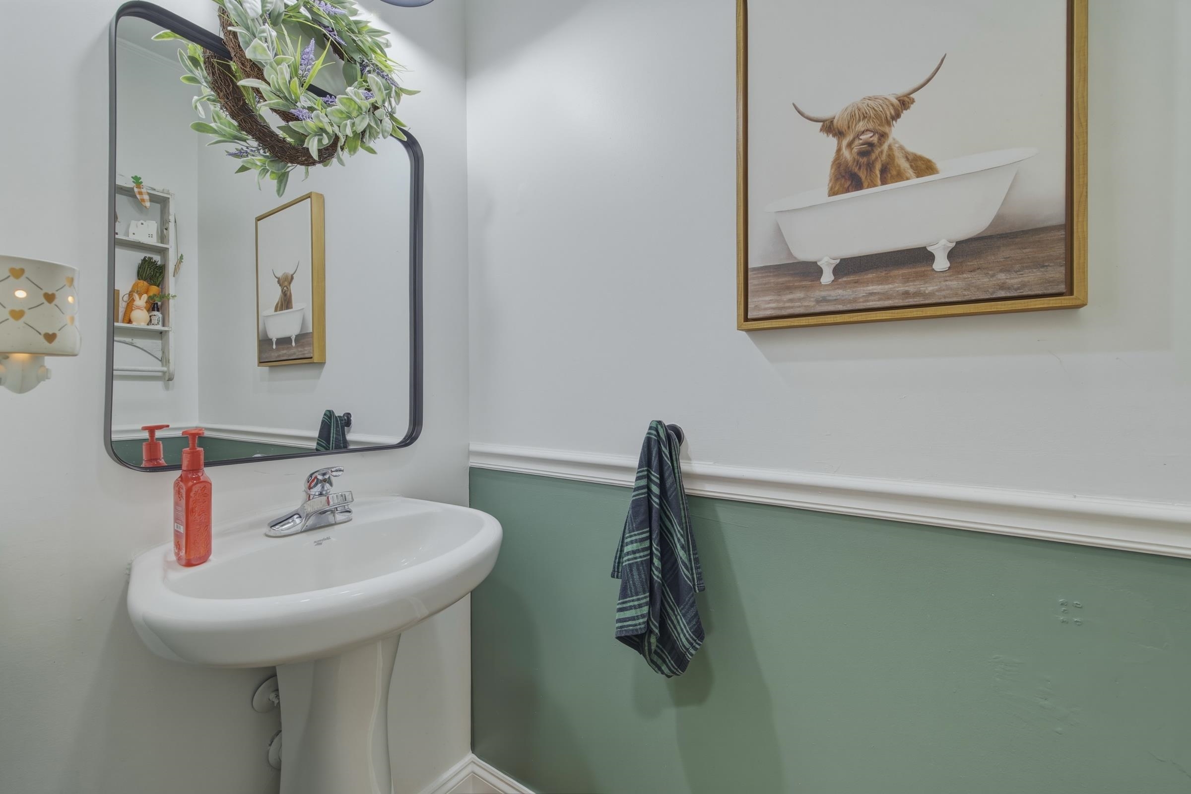 257 Hunter Road Maurertown, VA 22644 - Photo 22 of 61 a bathroom with a sink and mirror