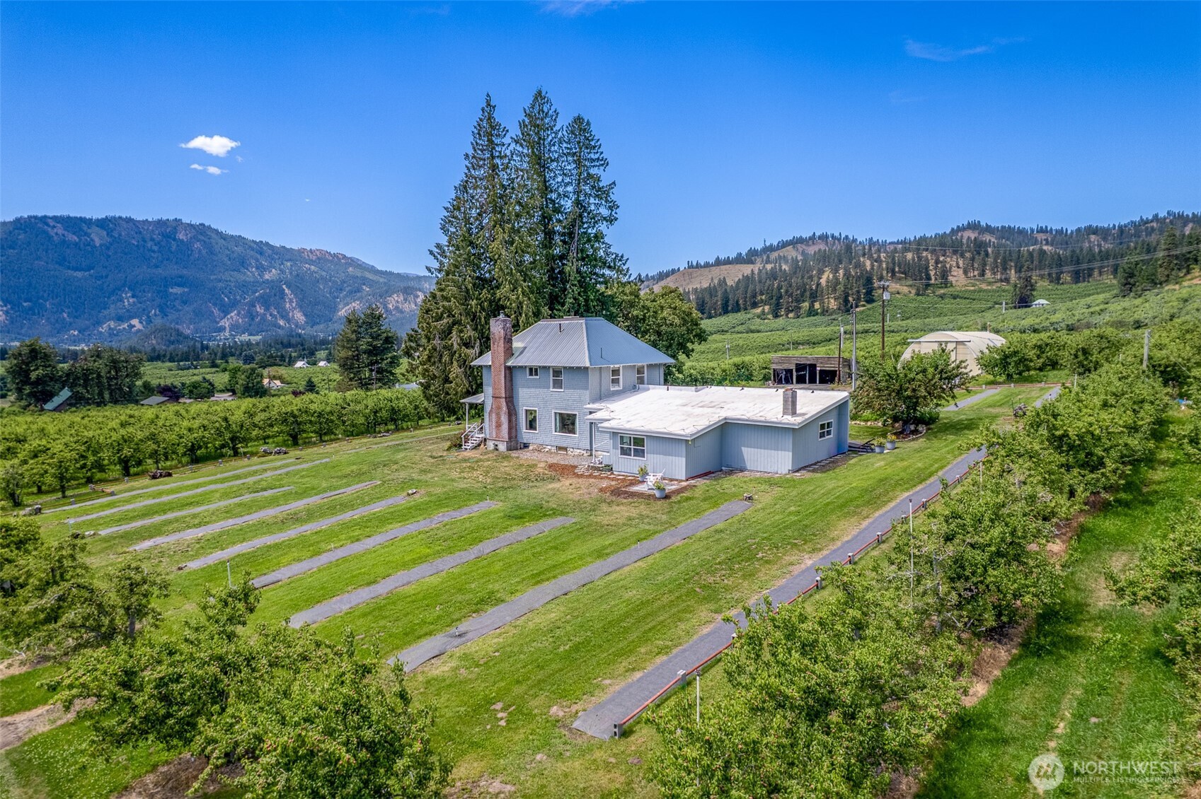 9753 Nibbelink Road Peshastin, WA 98847 - Photo 28 of 35 a view of a house with a yard