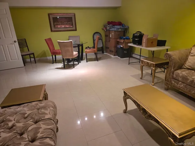 a room with furniture and a window