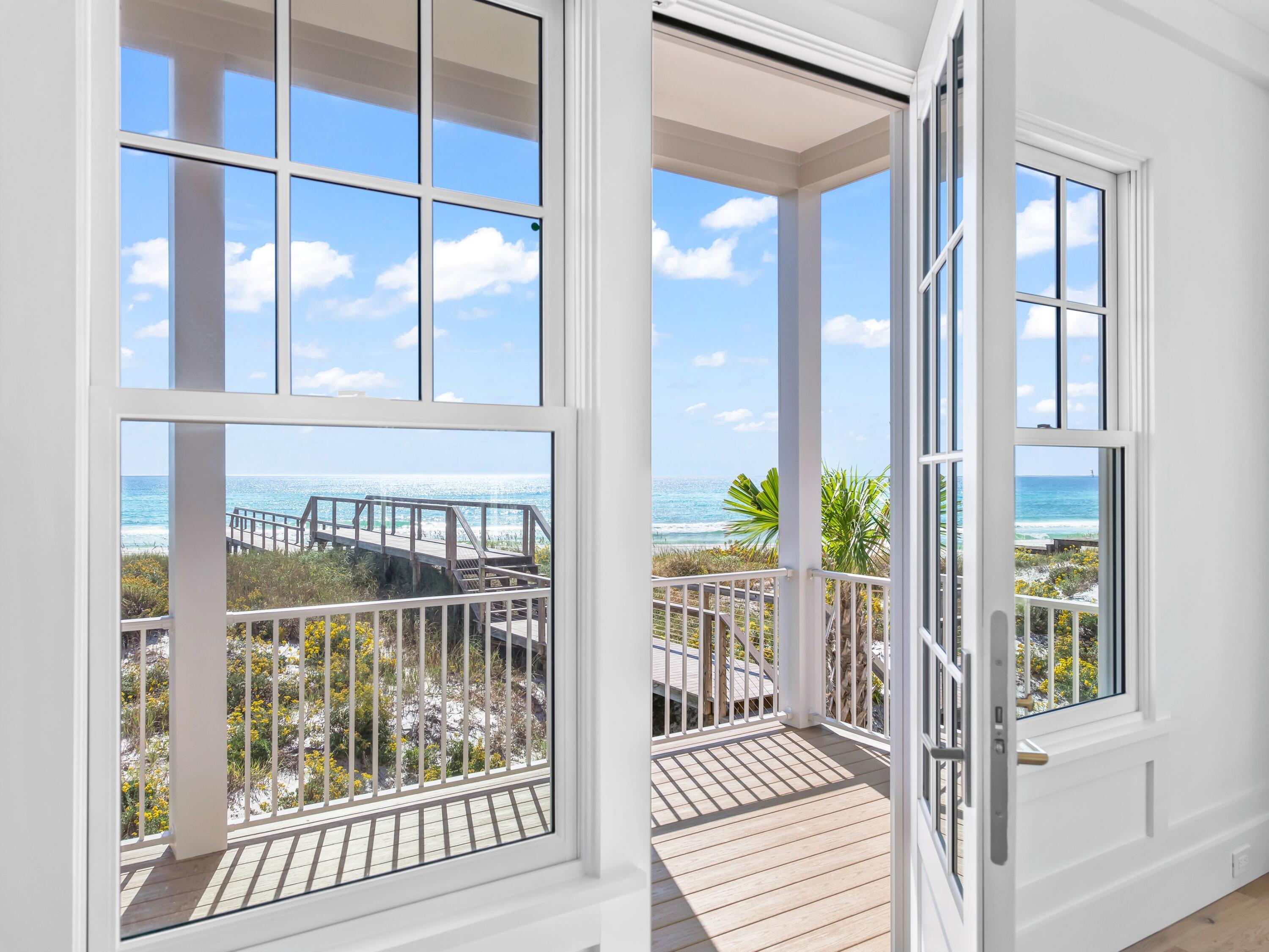 32 Lupin Bch Drive Inlet Beach, FL 32461 - Photo 5 of 24 a view of a glass door with a glass door