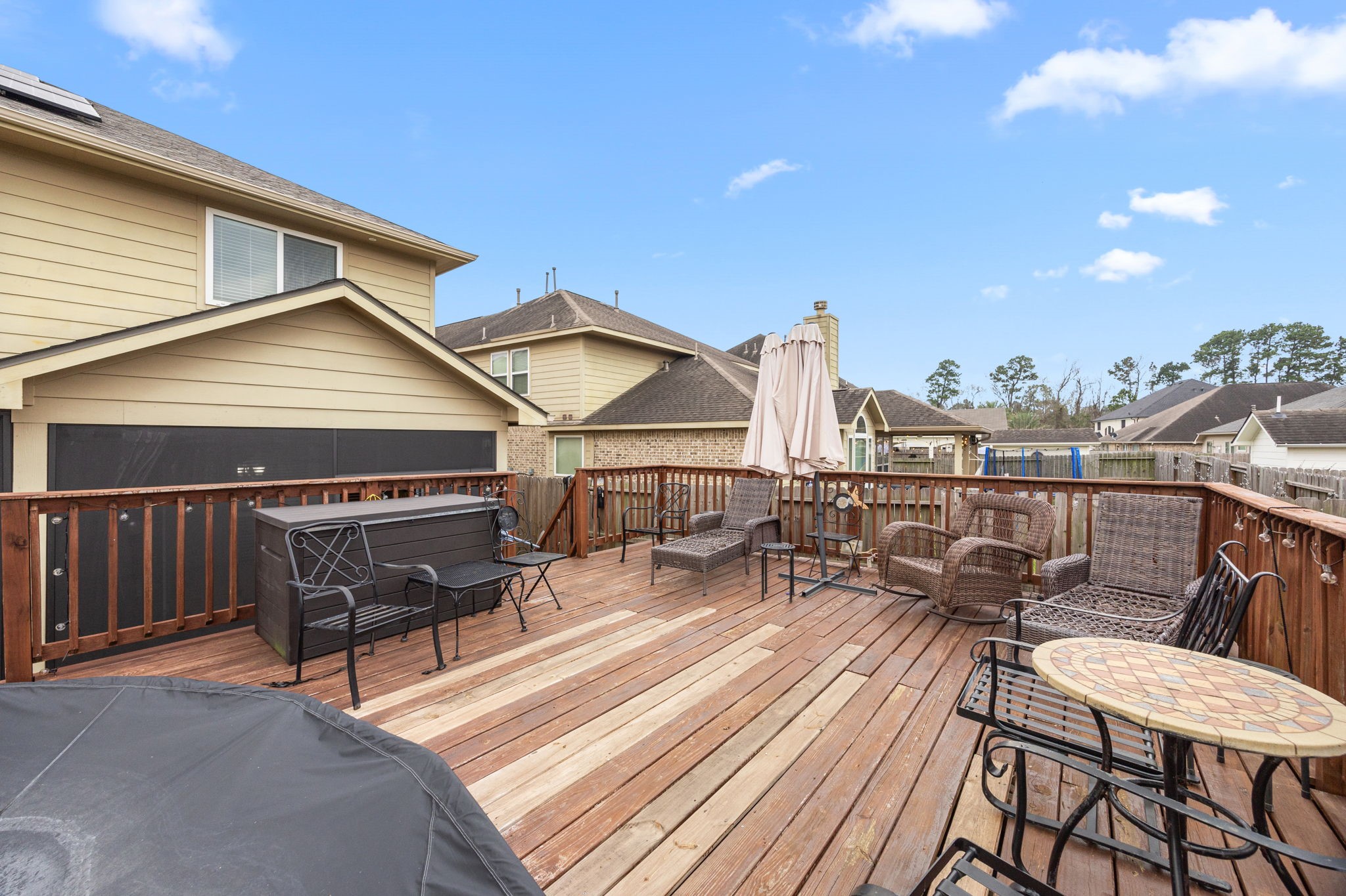 6719 Latchmore Lane Houston, TX 77049 - Photo 43 of 46 a view of a terrace with chairs