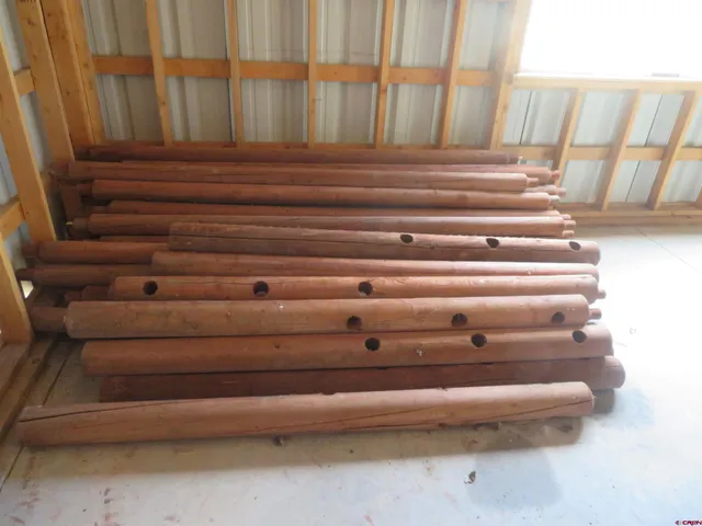 a view of a yard with trees