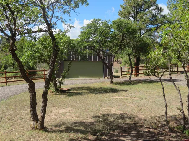 a view of backyard space