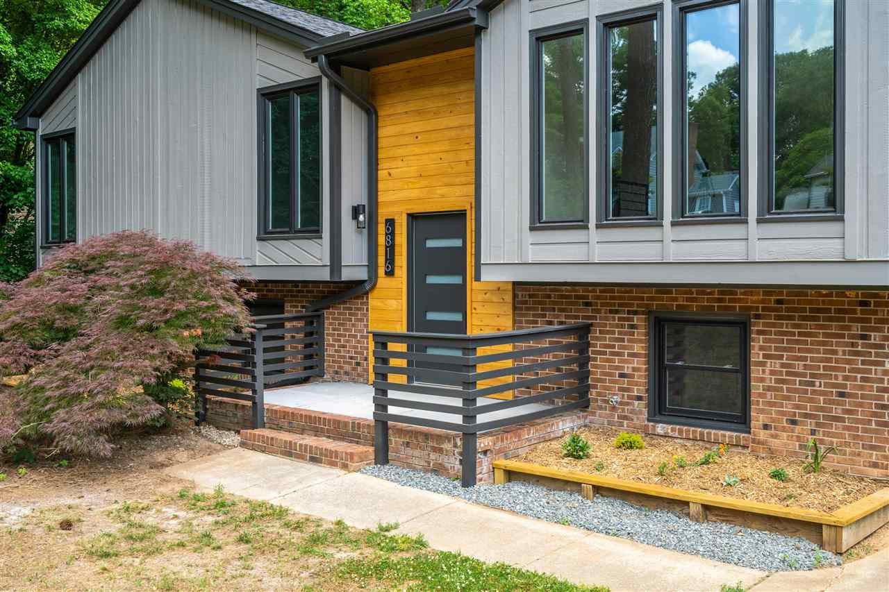 6816 Valley Drive Raleigh, NC 27612 - Photo 2 of 30 New windows, Roof, updated exterior. Mature Japanese Maple welcomes you home. Front Elevation Classic Split-Foyer