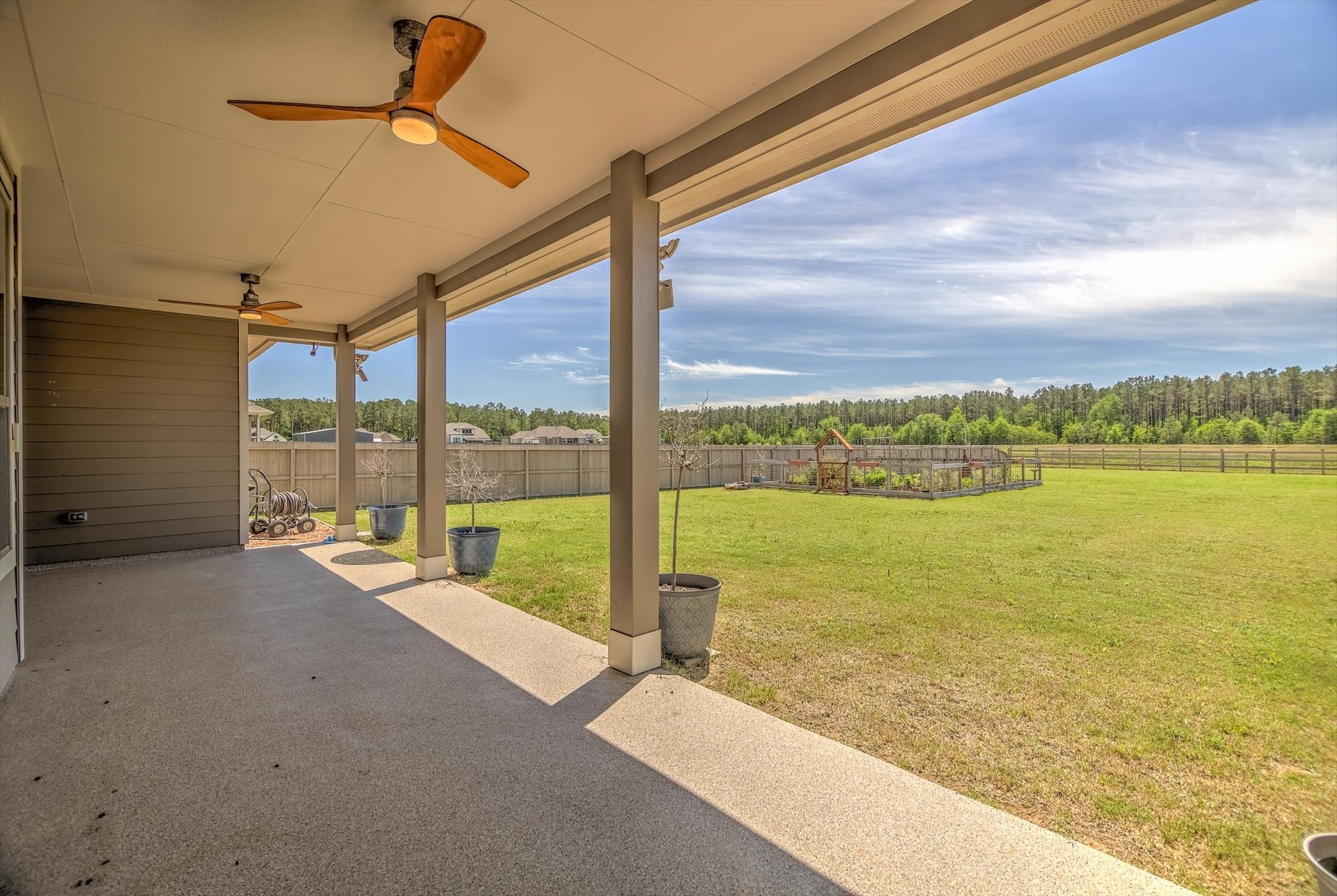 16738 Rockwall Street Conroe, TX 77303 - Photo 32 of 42 With no rear neighbors, the sense of privacy allows you to fully enjoy the peaceful surroundings.