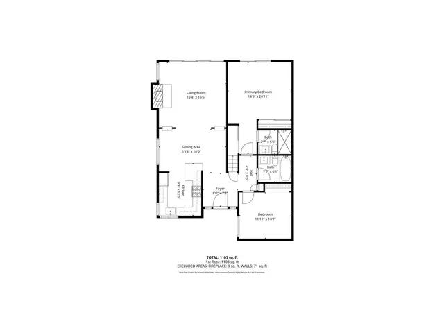 a picture of a floor plan