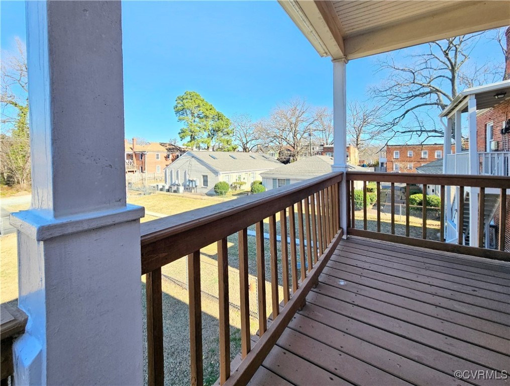 3410 Stuart Avenue Richmond, VA 23221 - Photo 29 of 43 a view of a balcony with furniture and potted plants