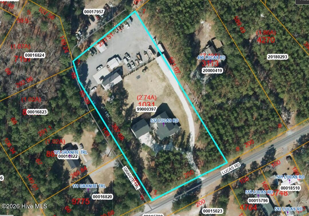 532 Lucas Road West End, NC 27376 - Photo 2 of 5 532 LUCAS AERIAL