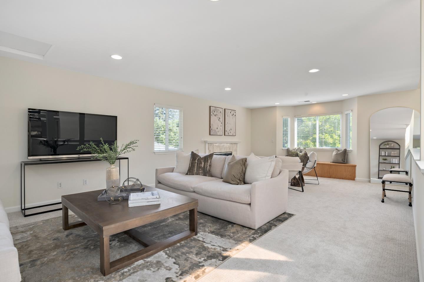 1629 Cherry Avenue San Jose, CA 95125 - Photo 30 of 61 a living room with furniture a flat screen tv and a window