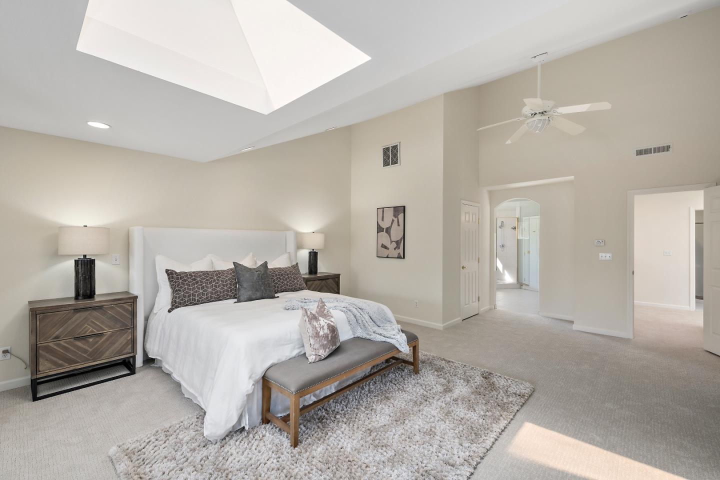 1629 Cherry Avenue San Jose, CA 95125 - Photo 38 of 61 a bedroom with a bed and a lamp