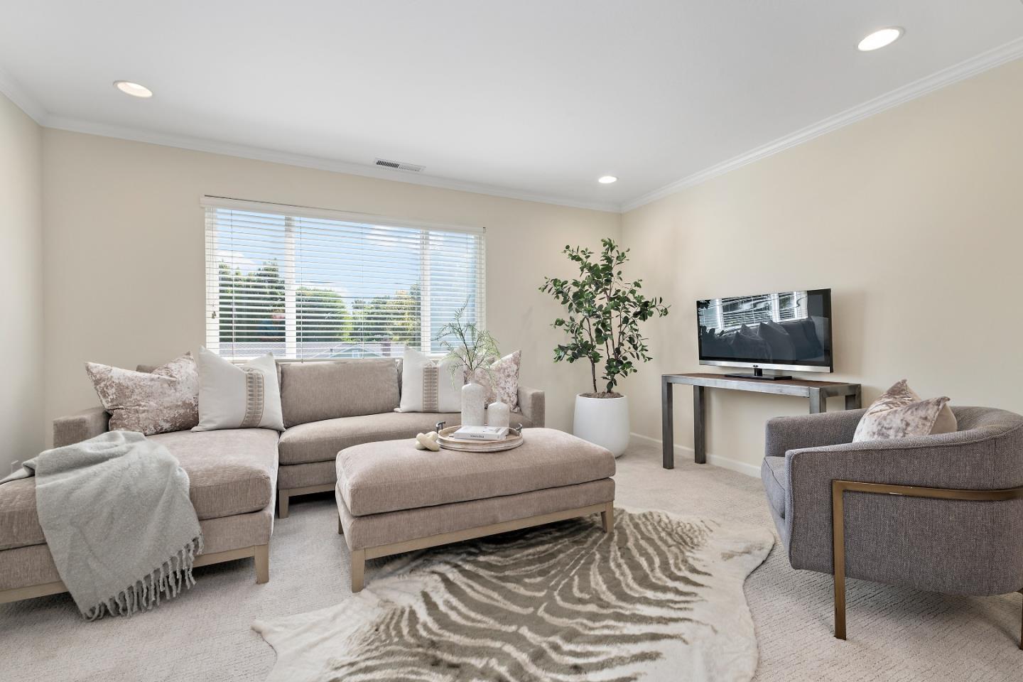 1629 Cherry Avenue San Jose, CA 95125 - Photo 39 of 61 a living room with furniture and a flat screen tv