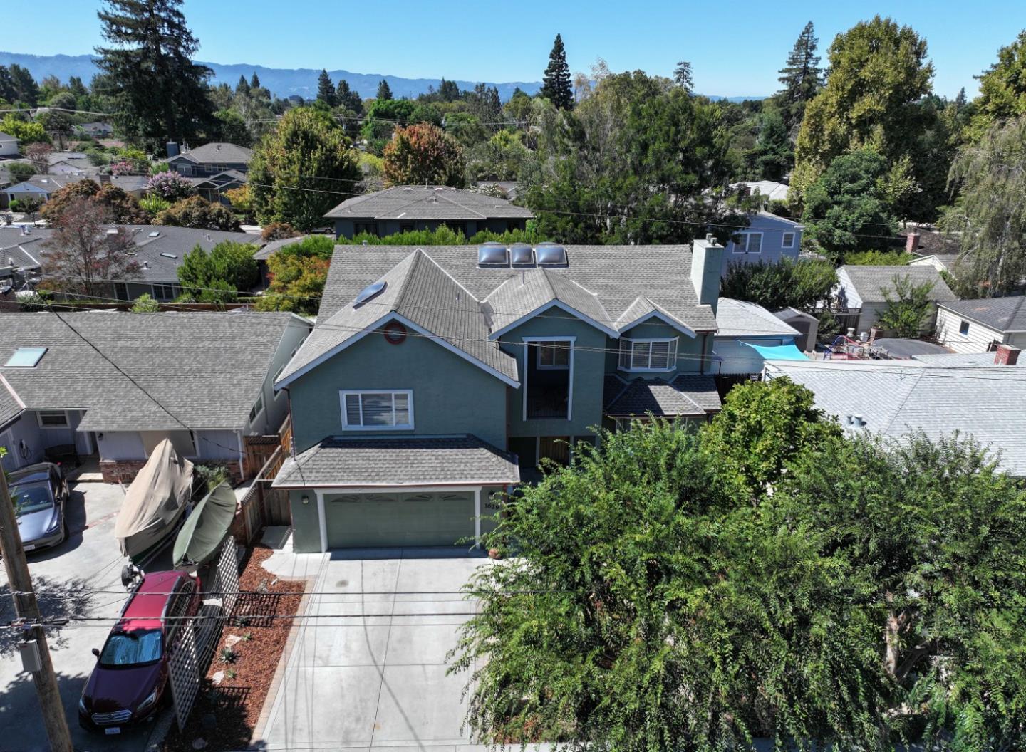 1629 Cherry Avenue San Jose, CA 95125 - Photo 51 of 61 an aerial view of a house with a yard and garage