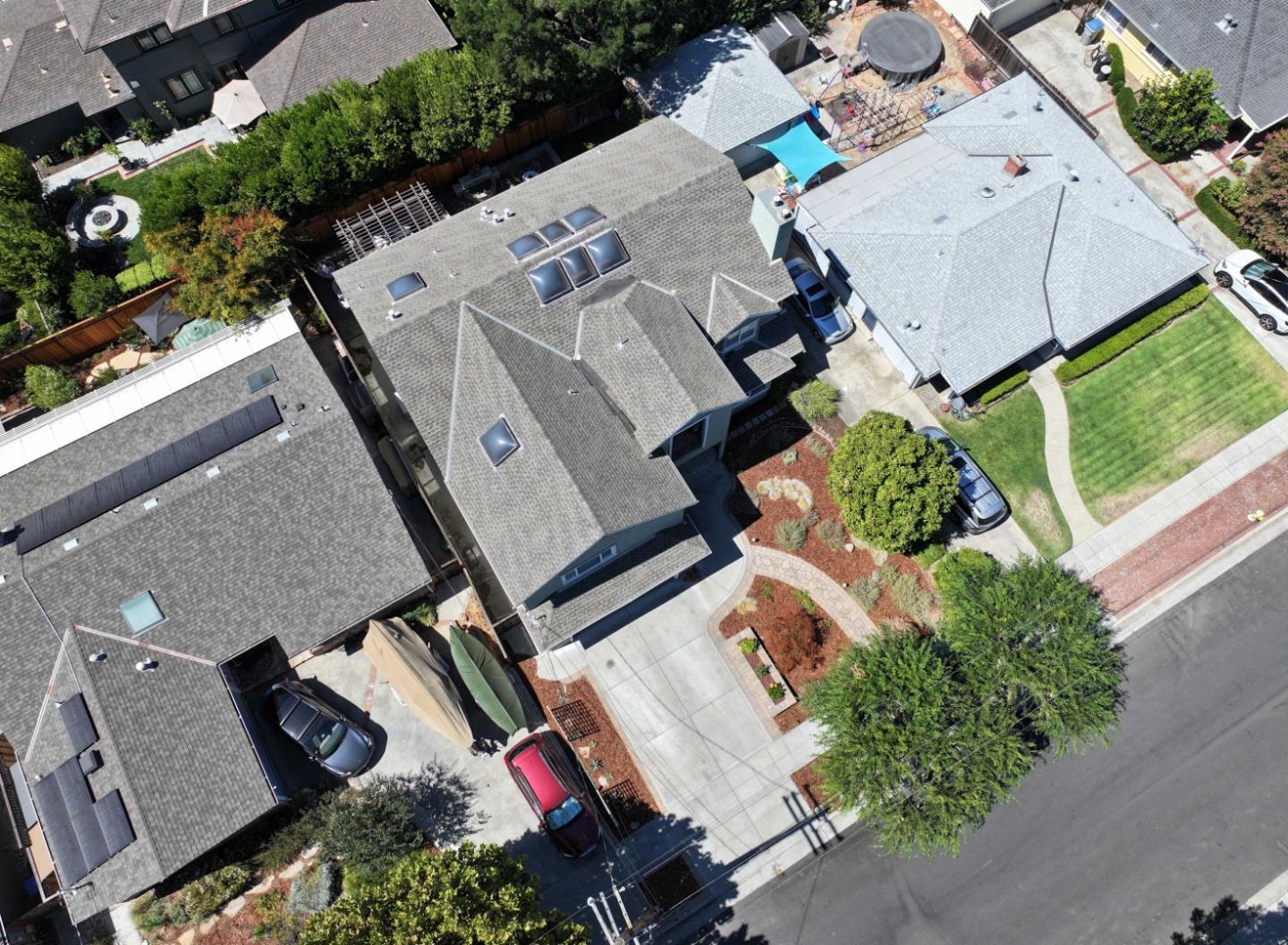1629 Cherry Avenue San Jose, CA 95125 - Photo 55 of 61 an aerial view of a house with a yard