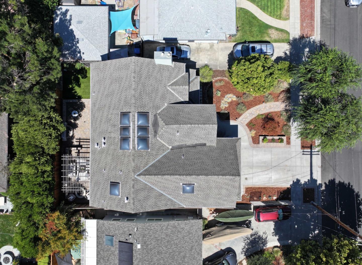 1629 Cherry Avenue San Jose, CA 95125 - Photo 56 of 61 an aerial view of a house with a yard and a large tree