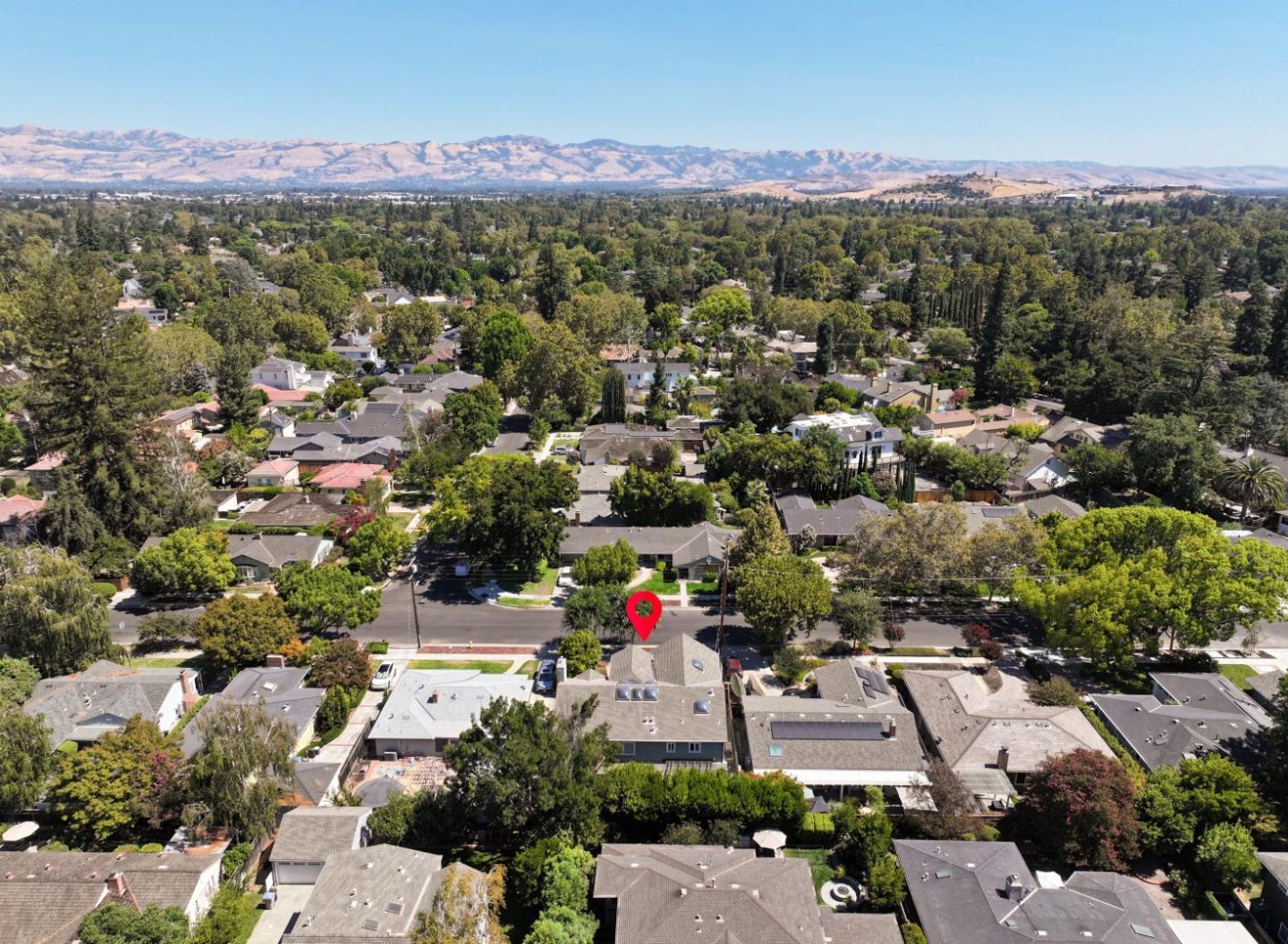 1629 Cherry Avenue San Jose, CA 95125 - Photo 60 of 61 an aerial view of residential houses with city view