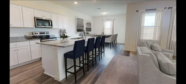 a backyard of a house