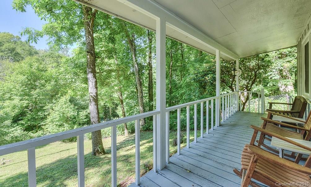 85 Miner Road Waynesville, NC 28785 - Photo 23 of 24 a view of a balcony with wooden floor