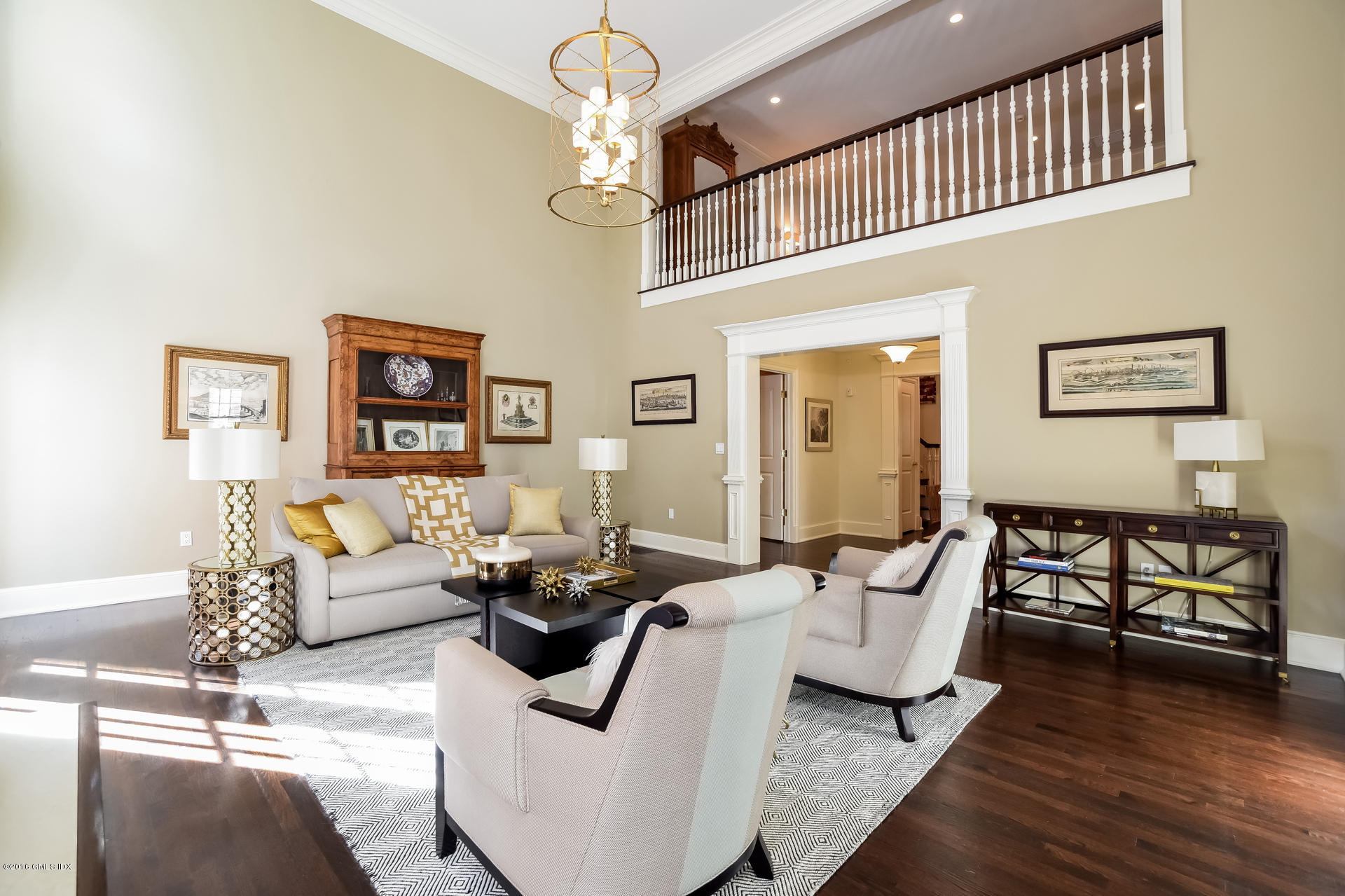 631 Long Ridge Road, Unit 57 Stamford, CT 06902 - Photo 3 of 29 a living room with furniture wooden floor and a chandelier