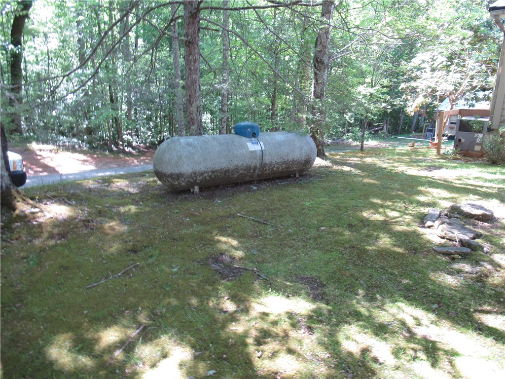 437 West Gate Road Pickens, SC 29671 - Photo 34 of 47 This tranquil setting offers a peaceful escape, surrounded by lush greenery and towering trees.