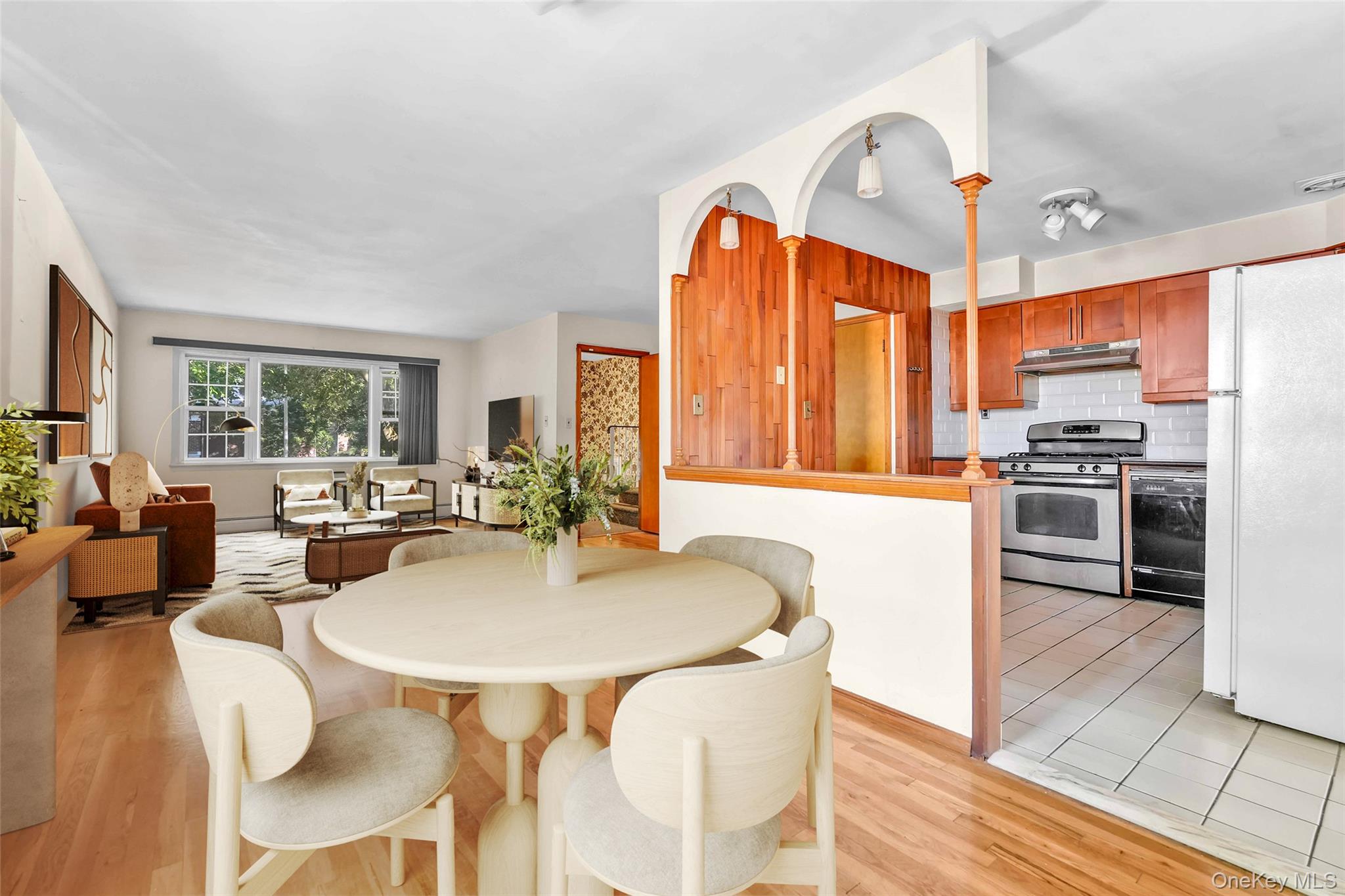21260 16th Avenue Queens, NY 11360 - Photo 13 of 37 a view of a dining room with furniture window and outside view