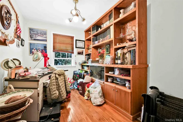 a view of a workspace with furniture