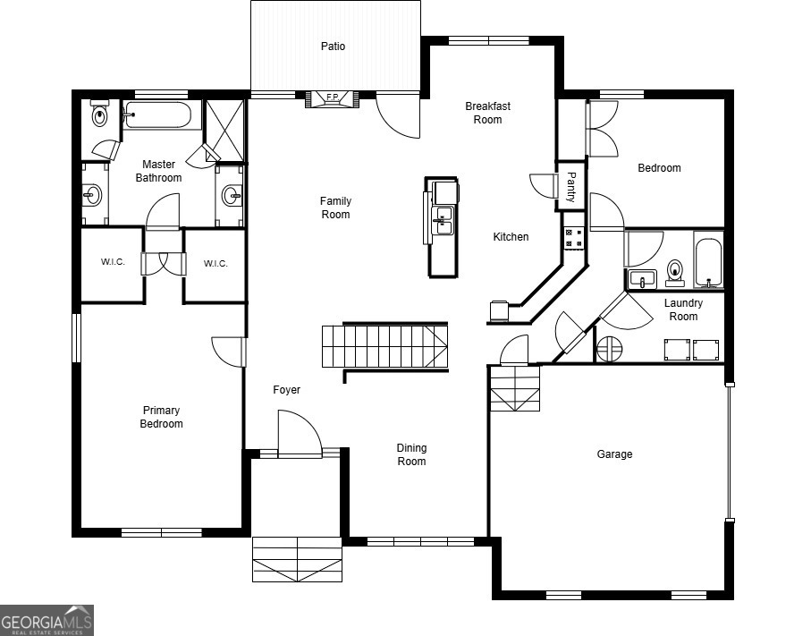 1603 Lennox Road Statesboro, GA 30461 - Photo 44 of 45 a picture of a room with a refrigerator and a white refrigerator