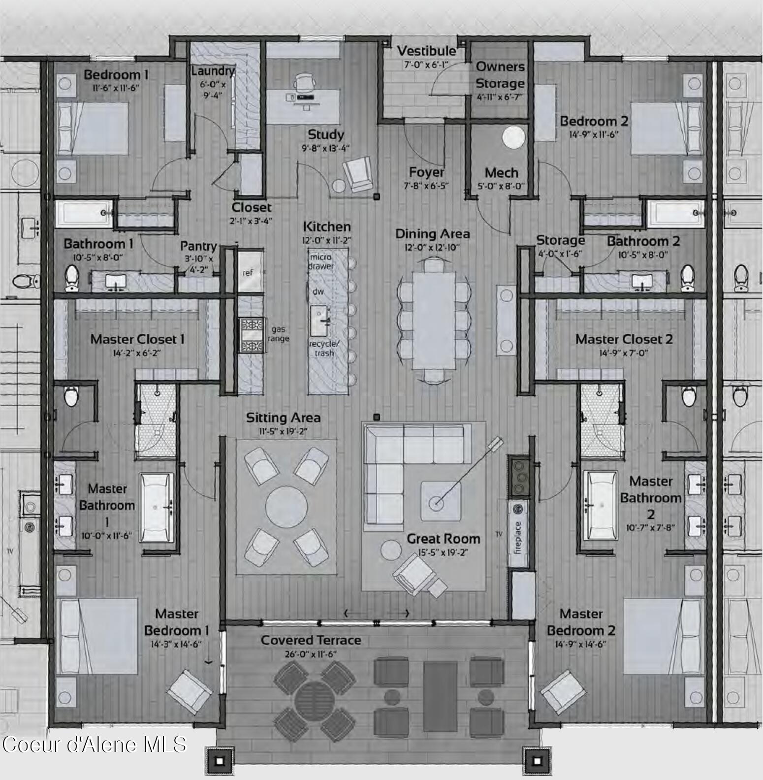 802 Sandpoint Avenue, Unit 8305 Sandpoint, ID 83864 - Photo 84 of 84 8305 Floor Plan