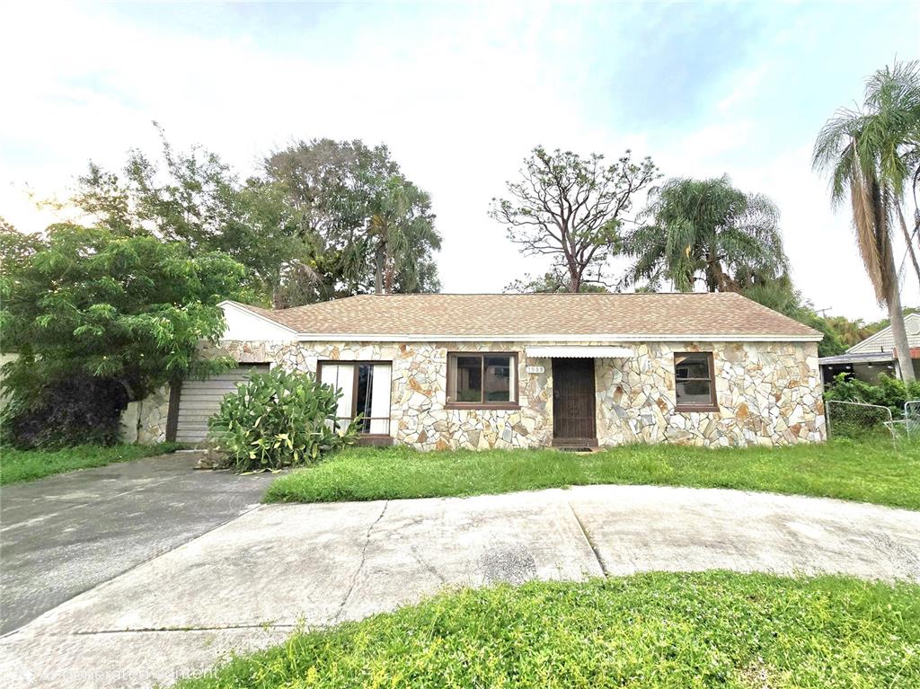 Front view of the home