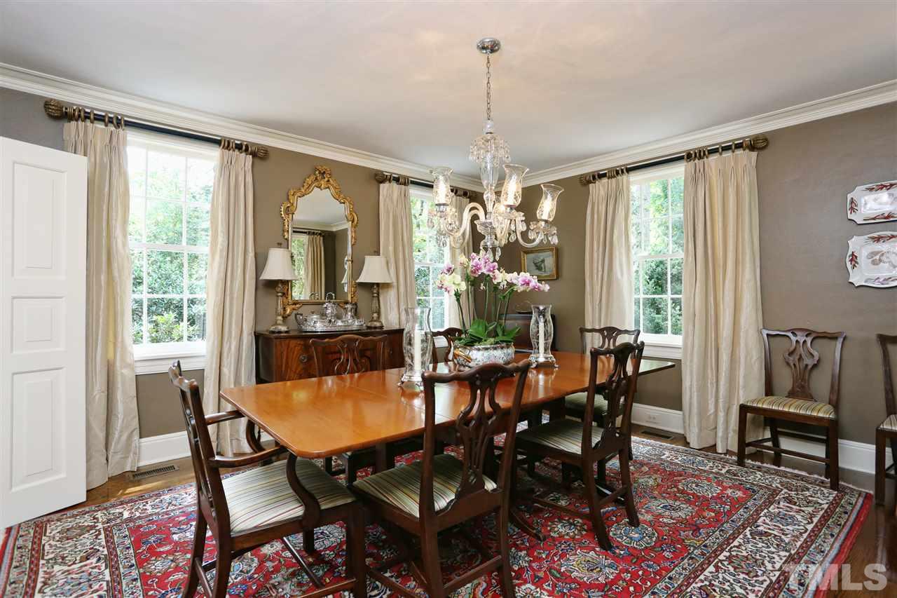 341 Tenney Circle Chapel Hill, NC 27514 - Photo 6 of 21 a view of a dining room with furniture window and wooden floor