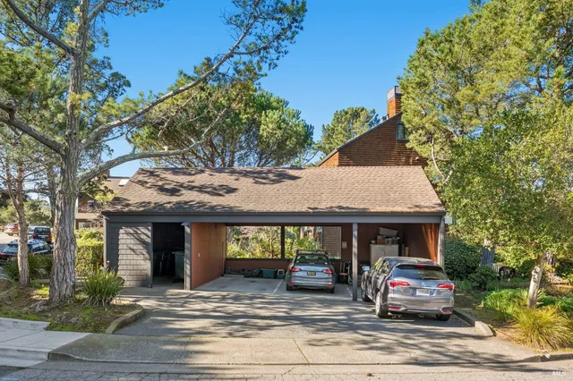 a car parked in front of house