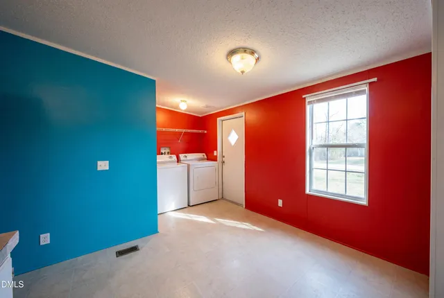 a view of a livingroom with a window