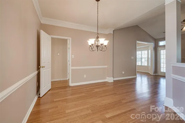 a view of livingroom with hardwood floor and window