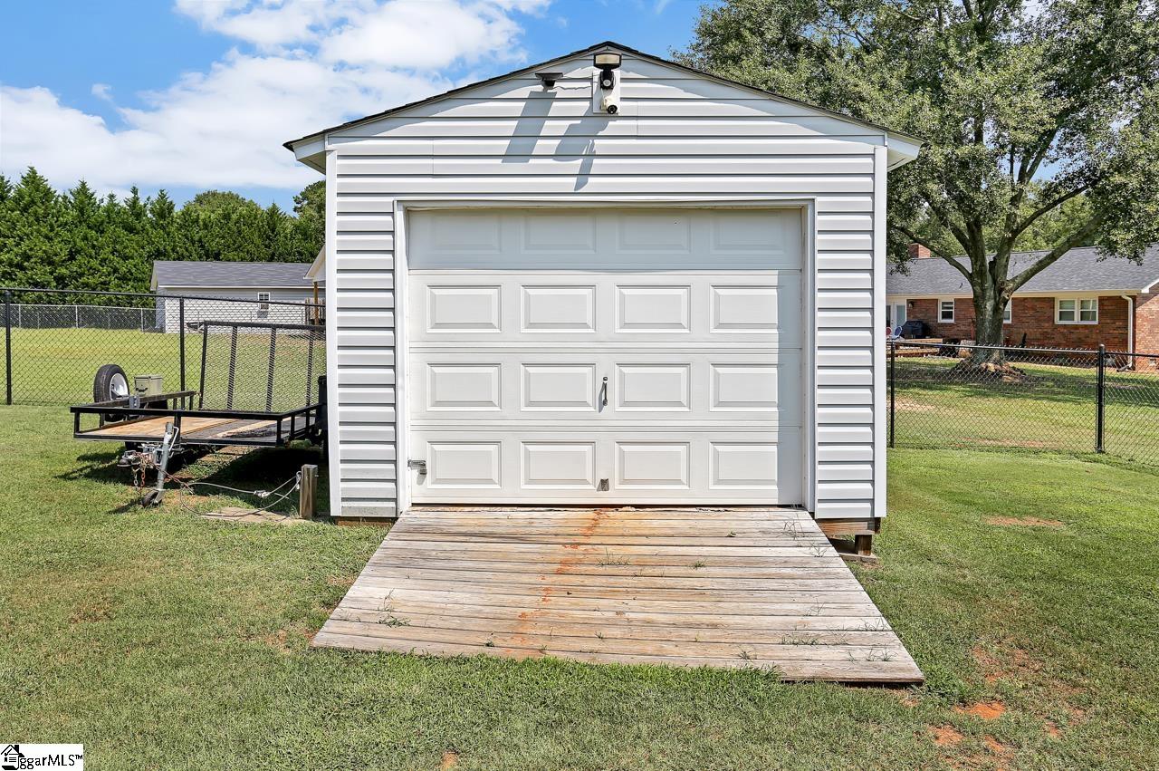 604 Foster Road Williamston, SC 29697 - Photo 20 of 24 Back Yard Storage Garage