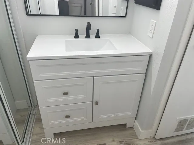 a close view of washer and dryer