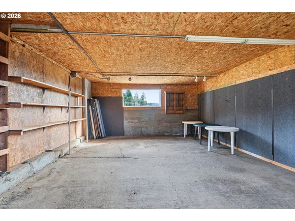a view of an outdoor space with seating area
