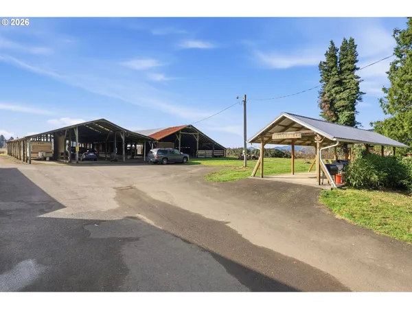 a view of street with houses