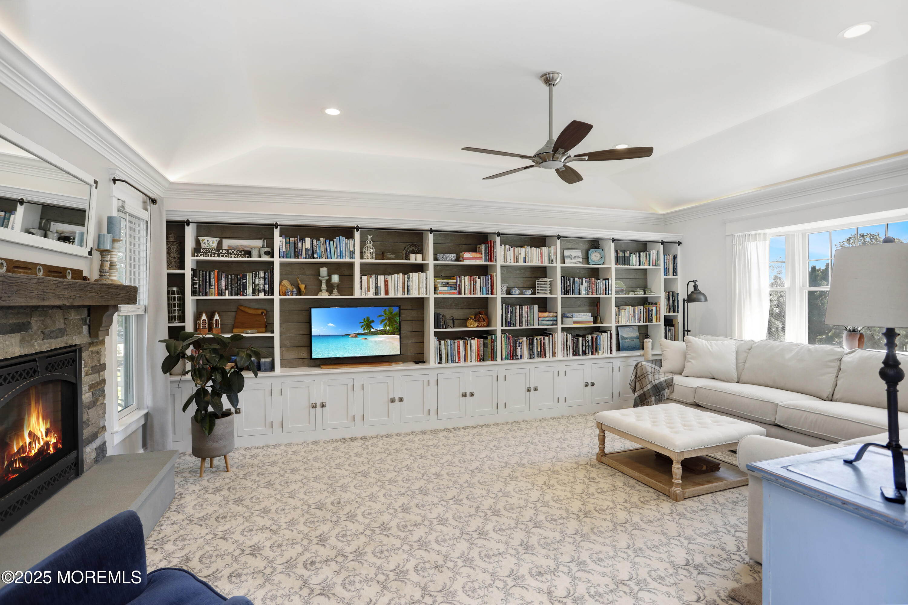 1706 Forest Street Wall, NJ 07719 - Photo 22 of 61 a living room with furniture and a fireplace