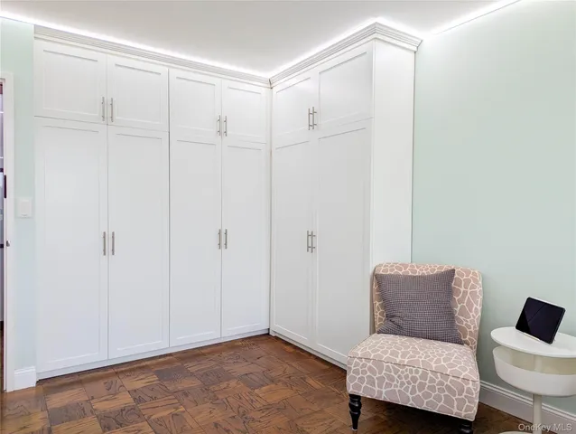 a living room with a couch and a coffee table