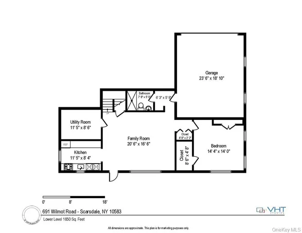 $8,450 | 691 Wilmot Road, Scarsdale, NY 10583
