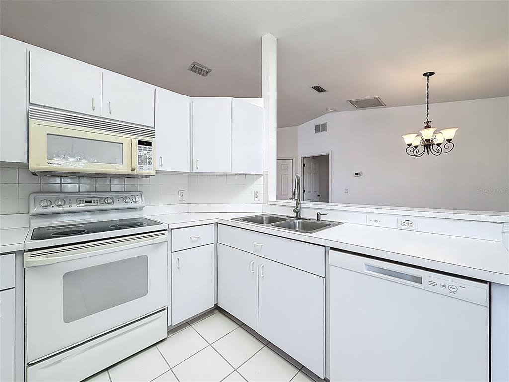6175 Southwest 98th Loop Ocala, FL 34476 - Photo 19 of 56 a kitchen with granite countertop cabinets stainless steel appliances and a sink