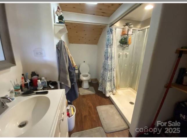 298 Speedwell Road Cullowhee, NC 28723 - Photo 14 of 20 a bathroom with a sink and mirror with bathtub