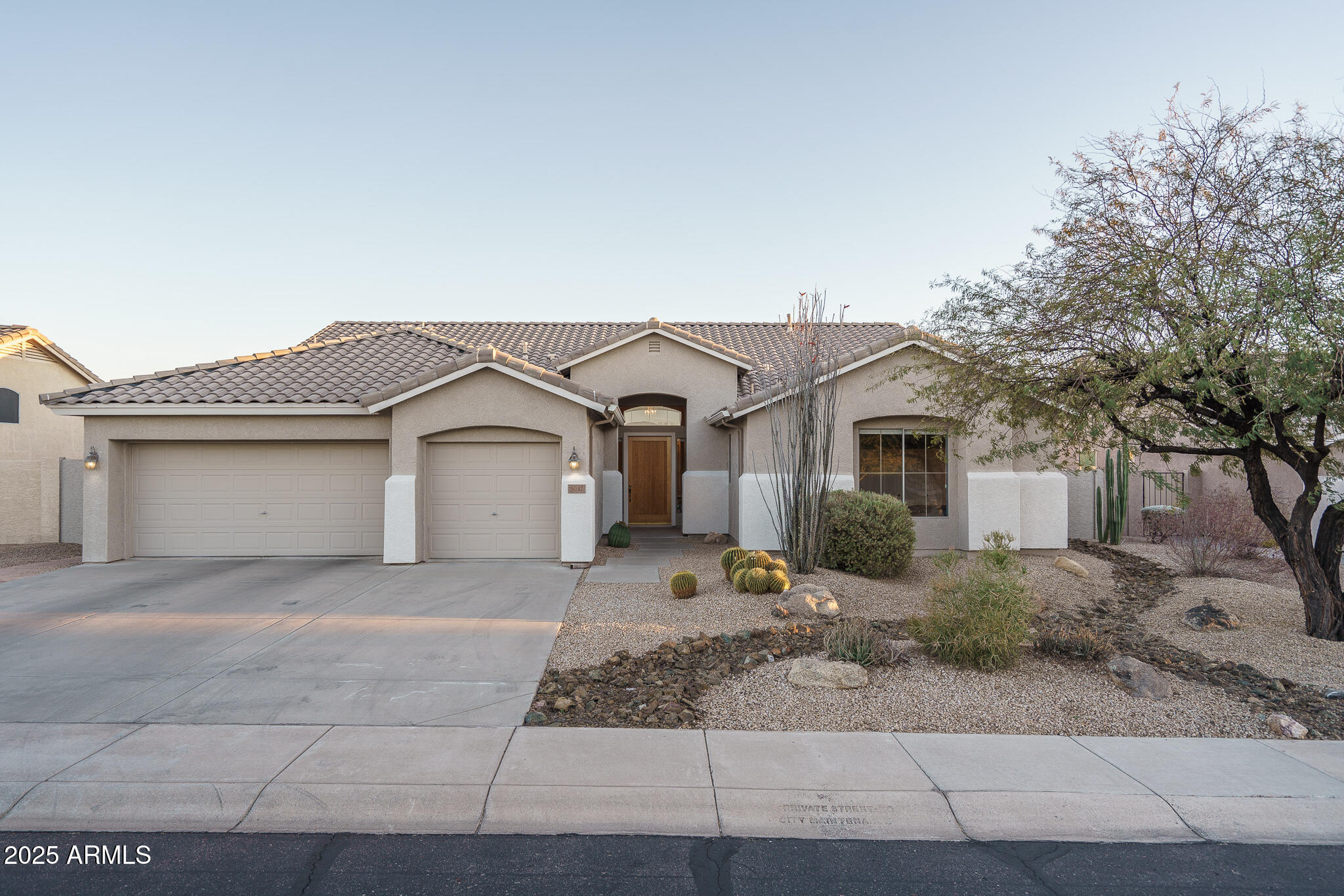1) FRONT OF HOME