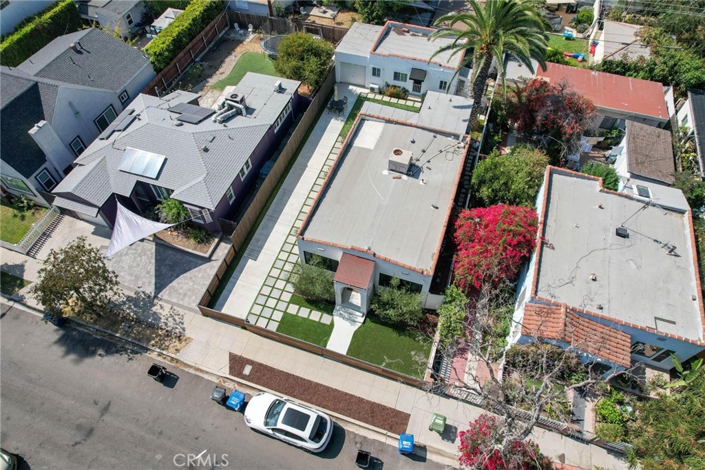 3345 Oakhurst Avenue Los Angeles, CA 90034 - Photo 46 of 49 an aerial view of residential house with parking