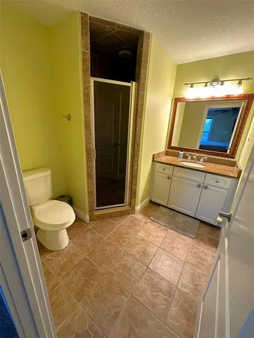a bathroom with a toilet