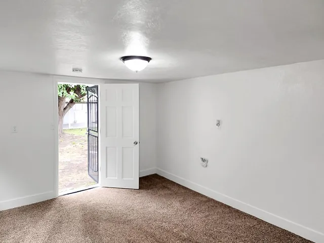 a view of an empty room