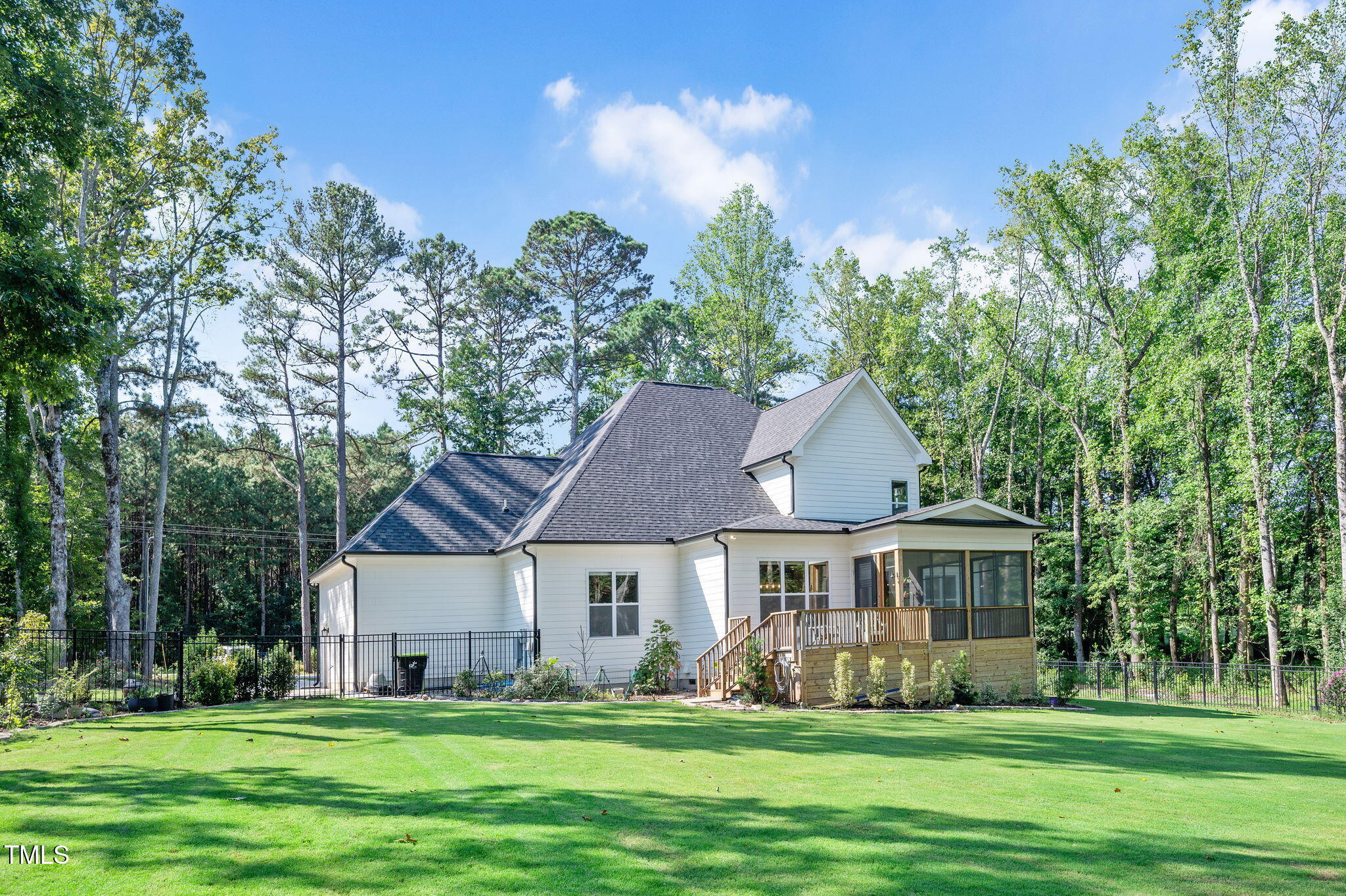 3511 Bruce Garner Road Wake Forest, NC 27587 - Photo 35 of 46 a front view of a house with garden